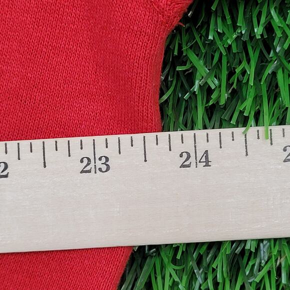 Nebraska-Cornhuskers Sweatshirt Women L 24x24 Baggy Crop Boxy - Picture 15 of 16